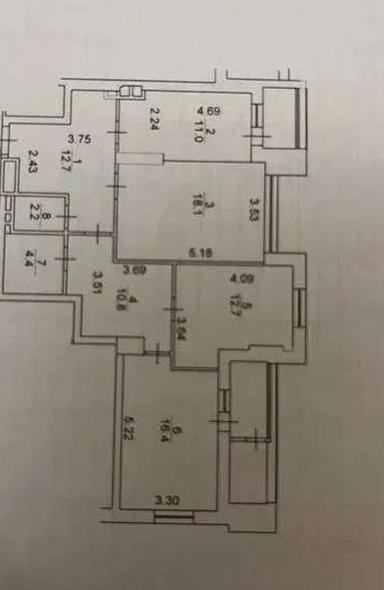 3-rooms apartment apartment by the address (area 96 m²) - Atlanta.ua - photo 10