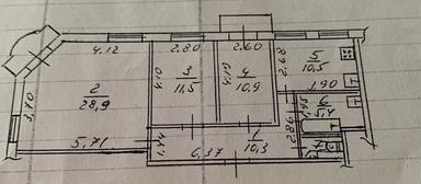 3-rooms apartment apartment by the address st. Kupalnyy per Inber Very (area 81 m²) - Atlanta.ua - photo 28