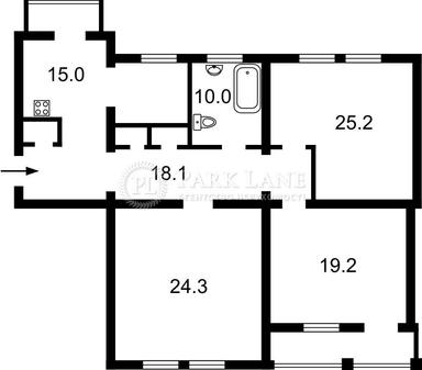 3-rooms apartment apartment by the address (area 120 m²) - Atlanta.ua - photo 45