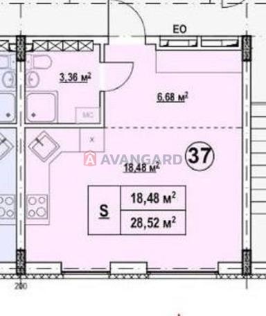 1-кімнатна квартира за адресою (площа 28 м²) - Atlanta.ua - фото 12