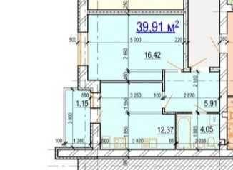 1-комнатная квартира по адресу (площадь 39,9 м²) - Atlanta.ua - фото 11