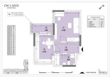 1-кімнатна квартира за адресою вул. Повітрофлотська (площа 45,1 м²) - Atlanta.ua - фото 12