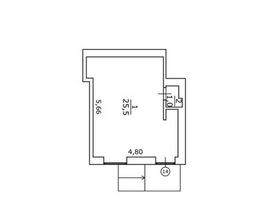 Комерційна нерухомість за адресою вул. Іллєнка Юрія (площа 26 м²) - Atlanta.ua - фото 22