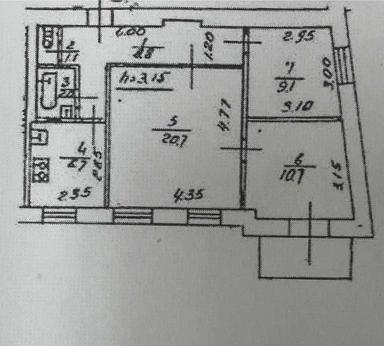 3-комнатная квартира по адресу ул. Ильенка Юрия (площадь 60,3 м²) - Atlanta.ua - фото 29