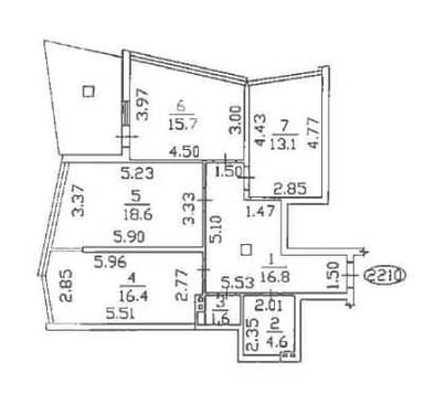 3-комнатная квартира по адресу ул. Спортивная (площадь 90 м²) - Atlanta.ua - фото 23