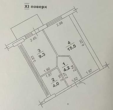 1-комнатная квартира по адресу (площадь 35 м²) - Atlanta.ua - фото 42