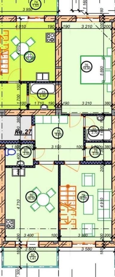 2-rooms apartment apartment by the address st. Petefi Shandora pl (area 70 m²) - Atlanta.ua - photo 19