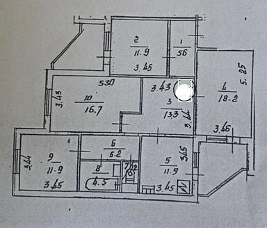 Многокомнатная квартира по адресу (площадь 107 м²) - Atlanta.ua - фото 42