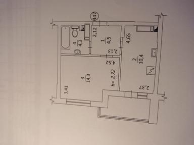 1-кімнатна квартира за адресою (площа 39,3 м²) - Atlanta.ua - фото 28