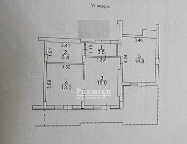 2-rooms apartment apartment by the address (area 62 m²) - Atlanta.ua - photo 35