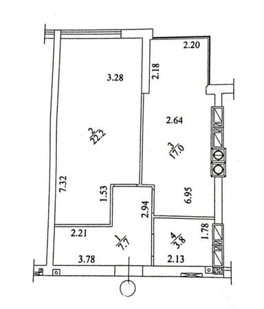 1-комнатная квартира по адресу (площадь 50,7 м²) - Atlanta.ua - фото 46