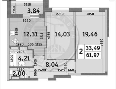 2-rooms apartment apartment by the address st. Ul Kakhovskaya (area 62 m²) - Atlanta.ua - photo 39