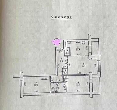 3-rooms apartment apartment by the address (area 76 m²) - Atlanta.ua - photo 38