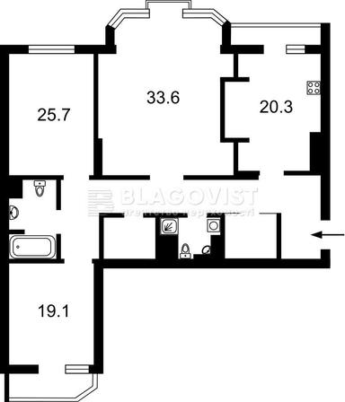 3-rooms apartment apartment by the address st. Grecheskaya (area 143 m²) - Atlanta.ua - photo 26