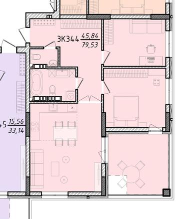 3-rooms apartment apartment by the address st. Mukachivska (area 80,0 m²) - Atlanta.ua - photo 18