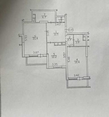 2-кімнатна квартира за адресою вул. Туманяна (площа 85,4 м²) - Atlanta.ua - фото 12