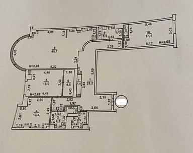 Багатокімнатна квартира за адресою Куликове поле пл. (площа 140 м²) - Atlanta.ua - фото 38