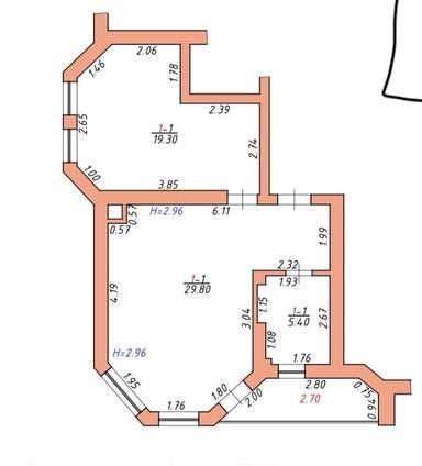 1-кімнатна квартира за адресою вул. Бандери Степана (площа 58 м²) - Atlanta.ua - фото 46