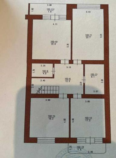 Багатокімнатна квартира за адресою вул. Шолуденка (площа 270 м²) - Atlanta.ua - фото 39