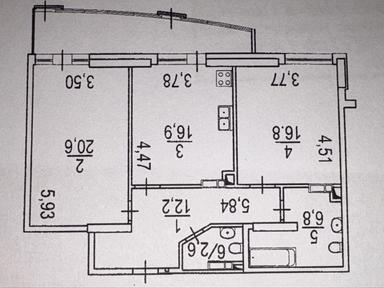 2-кімнатна квартира за адресою бульвар Дружби Народів (площа 90 м²) - Atlanta.ua - фото 32