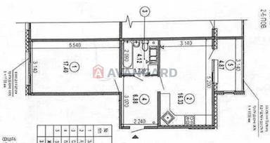 1-кімнатна квартира за адресою (площа 49 м²) - Atlanta.ua - фото 24