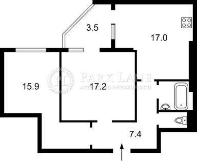 2-кімнатна квартира за адресою (площа 70 м²) - Atlanta.ua - фото 31