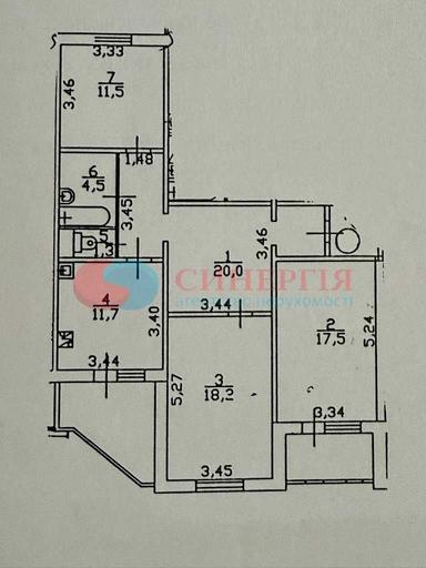 3-комнатная квартира по адресу ул. Лукьяненко Левка(Тимошенко) (площадь 93 м²) - Atlanta.ua - фото 37
