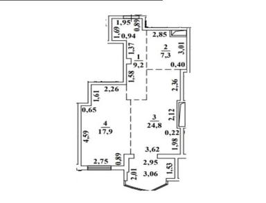 1-кімнатна квартира за адресою Куликове поле пл. (площа 62 м²) - Atlanta.ua - фото 14
