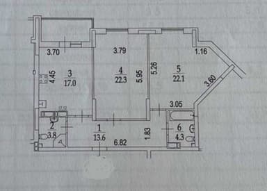 2-комнатная квартира по адресу (площадь 88 м²) - Atlanta.ua - imageAlt 42