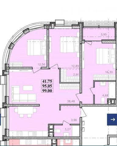 3-rooms apartment apartment by the address st. Sudostroitelnaya (area 100 m²) - Atlanta.ua - photo 26