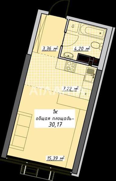 1-кімнатна квартира за адресою Куликове поле пл. (площа 30 м²) - Atlanta.ua - фото 22