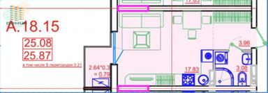 1-комнатная квартира по адресу Куликово поле пл. (площадь 24,1 м²) - Atlanta.ua - фото 10