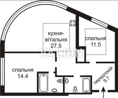 2-комнатная квартира по адресу (площадь 71 м²) - Atlanta.ua - фото 23