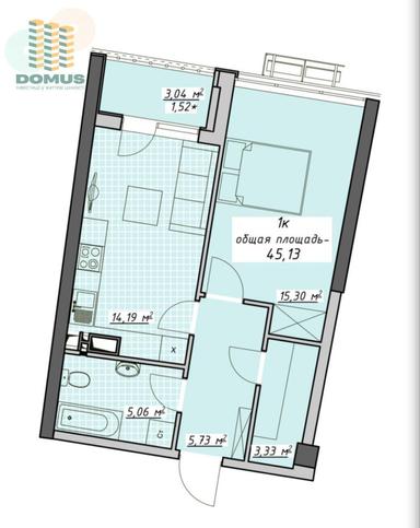 1-кімнатна квартира за адресою Куликове поле пл. (площа 44,5 м²) - Atlanta.ua - фото 21