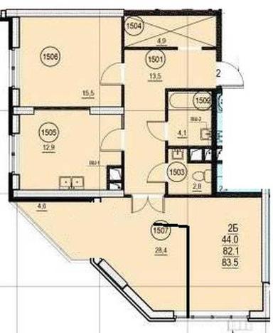 3-кімнатна квартира за адресою Куликове поле пл. (площа 83,4 м²) - Atlanta.ua - фото 37