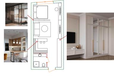 1-room apartment apartment by the address (area 33,1 m²) - Atlanta.ua - photo 21