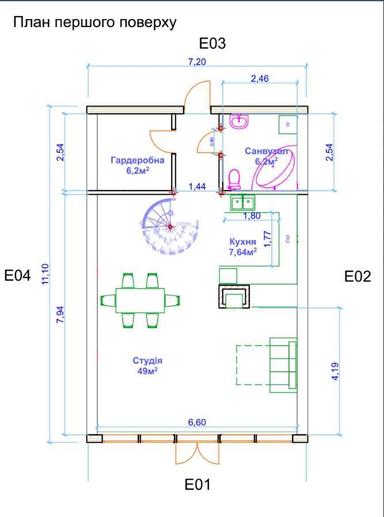 Будинок за адресою вул. Складська (площа 100 м²) - Atlanta.ua - фото 31