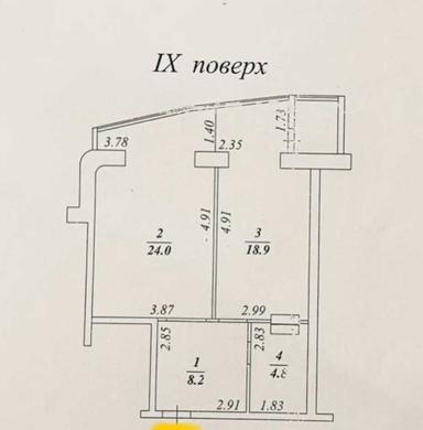 1-room apartment apartment by the address (area 58 m²) - Atlanta.ua - photo 17