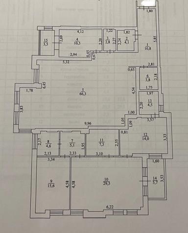 3-кімнатна квартира за адресою Космонавтів просп. (площа 180 м²) - Atlanta.ua - фото 24