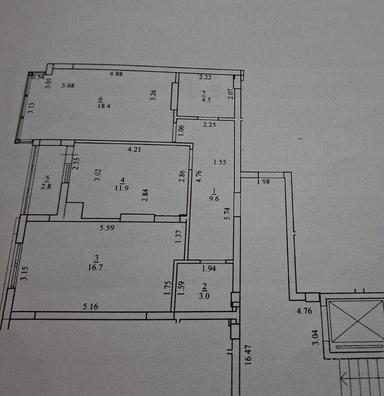 2-кімнатна квартира за адресою вул. Антоненка-Давидовича (площа 66,9 м²) - Atlanta.ua - фото 10