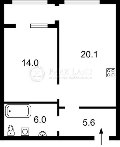 1-room apartment apartment by the address st. Rostislavskaya Marshala Rybalko (area 50 m²) - Atlanta.ua - photo 17