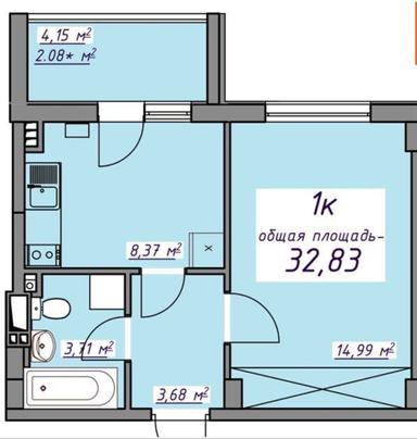 1-комнатная квартира по адресу ул. Фруктовая (площадь 33 м²) - Atlanta.ua - фото 10