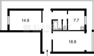 2-кімнатна квартира за адресою вул. Білоруська (площа 62,3 м²) - Atlanta.ua - фото 18