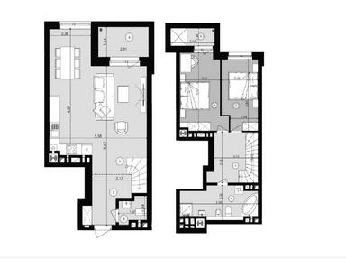 2-rooms apartment apartment by the address (area 93 m²) - Atlanta.ua - photo 38