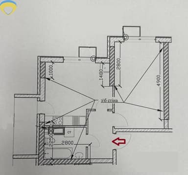 1-комнатная квартира по адресу ул. Спортивная (площадь 43 м²) - Atlanta.ua - imageAlt 18