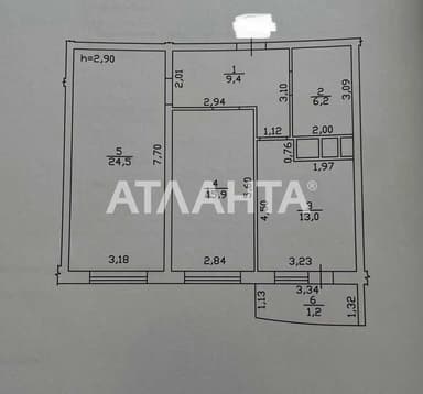 2-комнатная квартира по адресу (площадь 70,2 м²) - Atlanta.ua - imageAlt 32