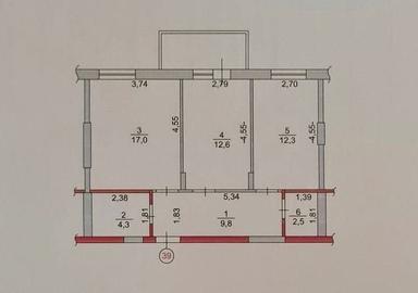 2-кімнатна квартира за адресою вул. Метрологічна (площа 60,1 м²) - Atlanta.ua - фото 37