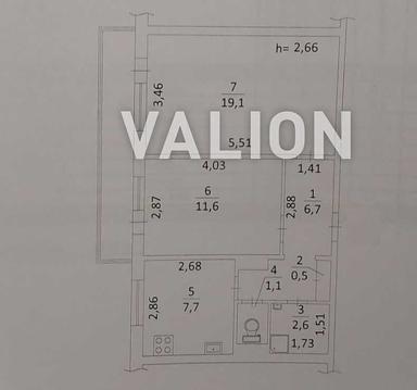 2-кімнатна квартира за адресою вул. Героїв Дніпра (площа 54,2 м²) - Atlanta.ua - фото 23