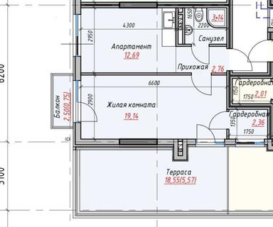 1-кімнатна квартира за адресою Дачний 2-й пров. (площа 48,3 м²) - Atlanta.ua - фото 9
