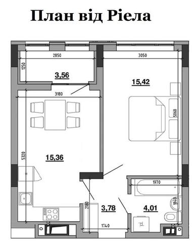 1-кімнатна квартира за адресою вул. Старознесенська (площа 42,1 м²) - Atlanta.ua - фото 32